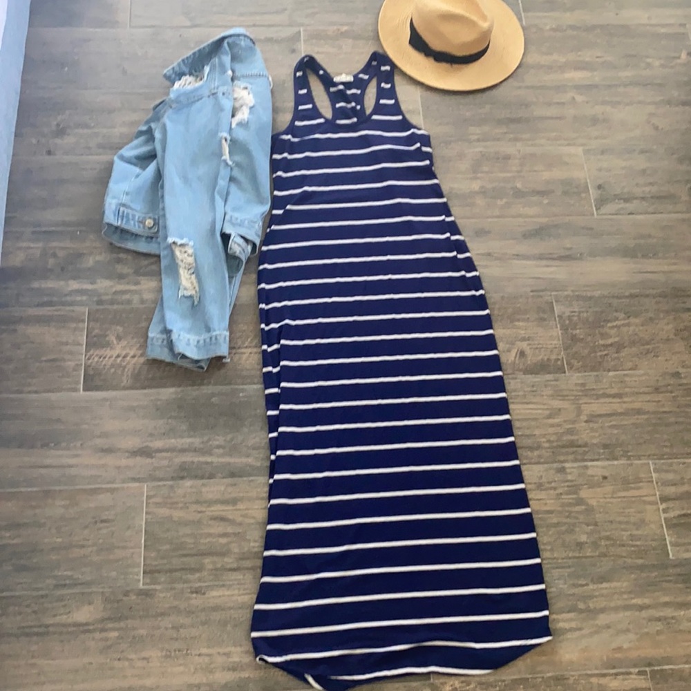 Kirra Striped maxi dress